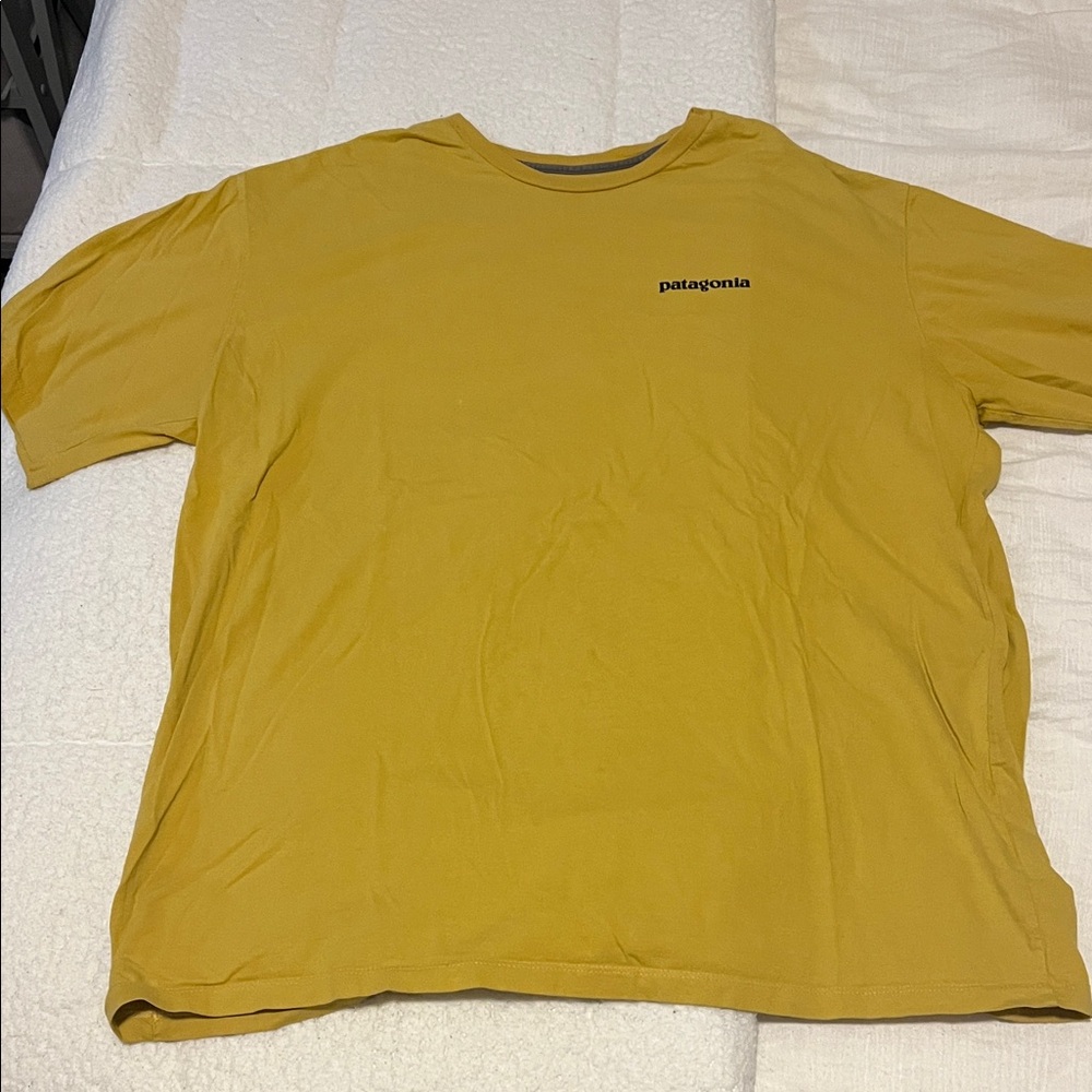 Patagonia Men's Yellow Short Sleeve Tee